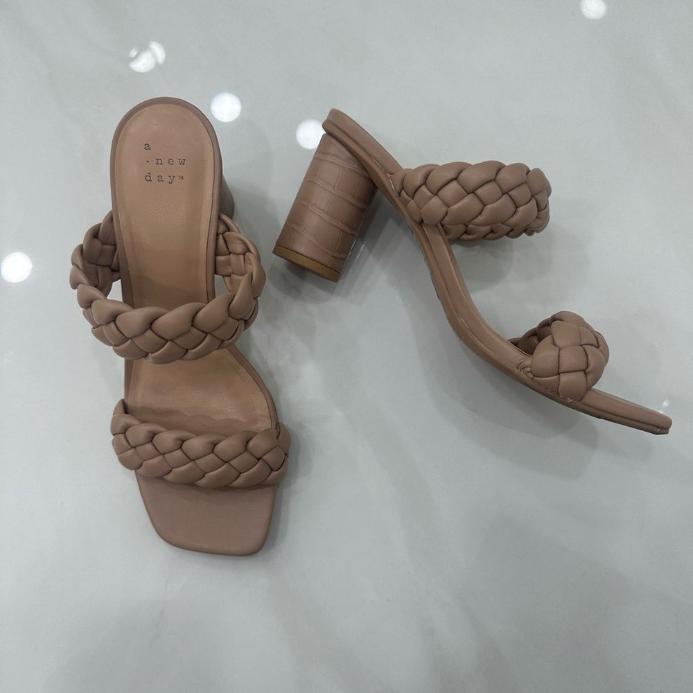 A New Day Braided Heels